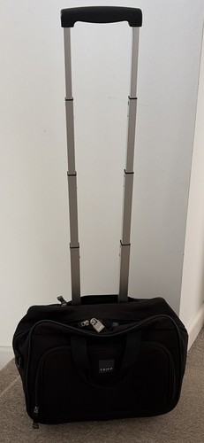 Tripp black wheeled - wheeled, holdall