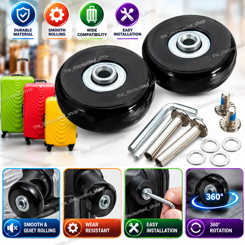 50x18mm luggage wheels set - 50x18mm,