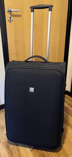 Tripp wheeled black suitcase - black,